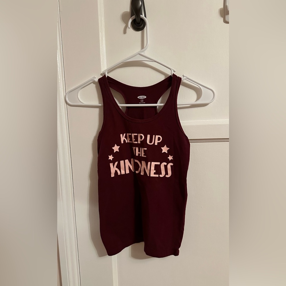 Old Navy Medium Sleeveless Burgundy Top